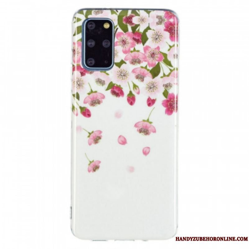 Cover Samsung Galaxy S20 Plus / S20 Plus 5G Fluorescerende Blomster