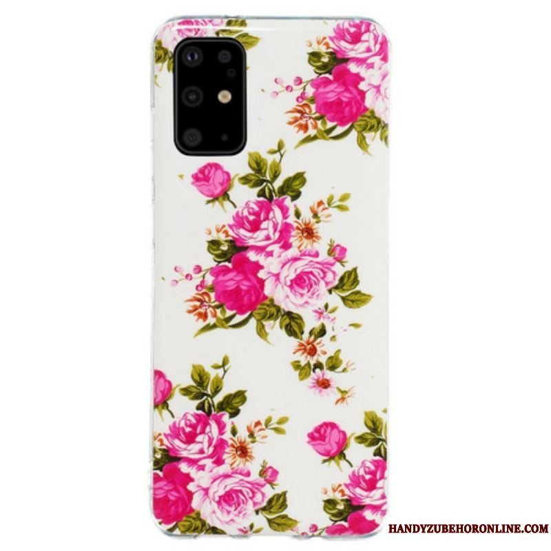 Cover Samsung Galaxy S20 Plus / S20 Plus 5G Fluorescerende Blomster