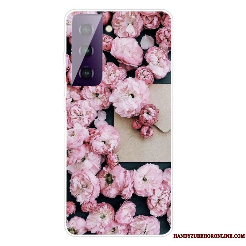Cover Samsung Galaxy S21 5G Intense Blomster