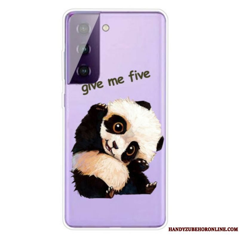 Cover Samsung Galaxy S21 5G Panda Giv Mig Fem