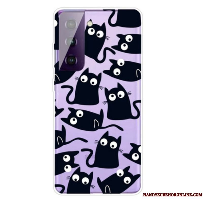 Cover Samsung Galaxy S21 5G Sorte Mus