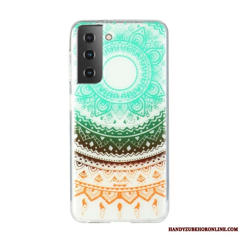 Cover Samsung Galaxy S21 5G Sømløs Blomstermandala