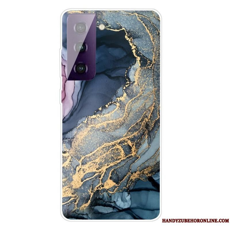 Cover Samsung Galaxy S21 FE Farvet Marmor