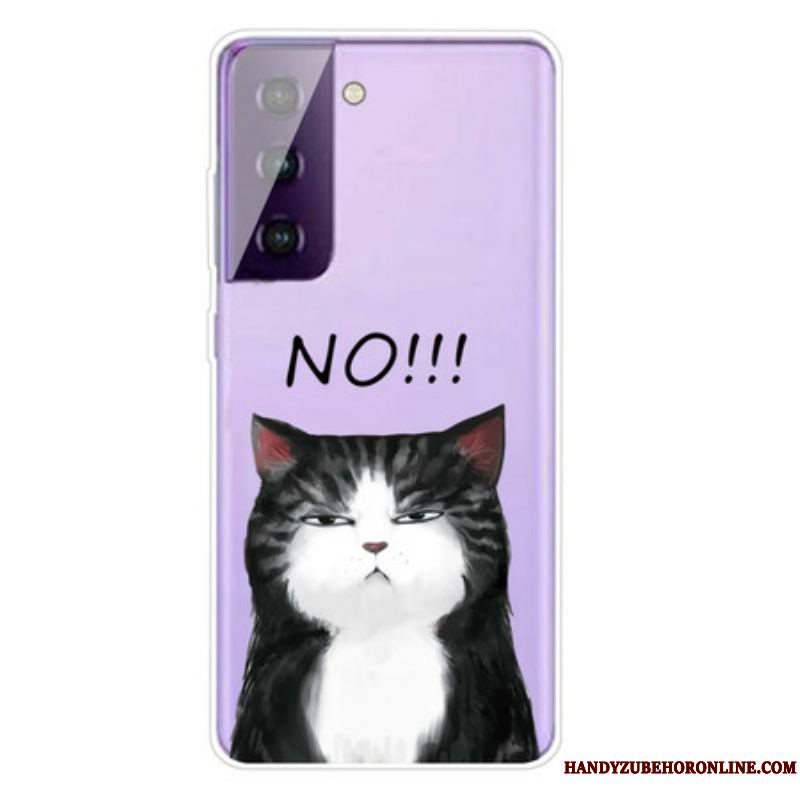 Cover Samsung Galaxy S21 FE Katten Der Siger Nej