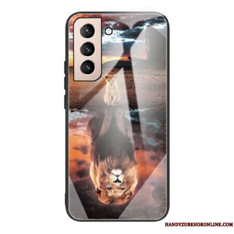 Cover Samsung Galaxy S21 FE Lion Cub's Dream Hærdet Glas