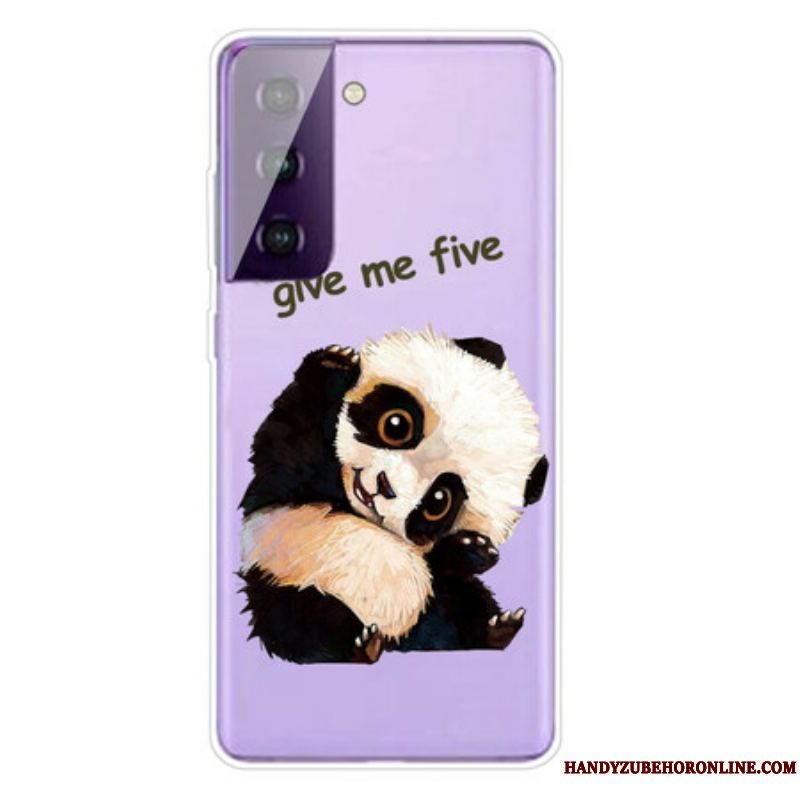 Cover Samsung Galaxy S21 FE Panda Giv Mig Fem