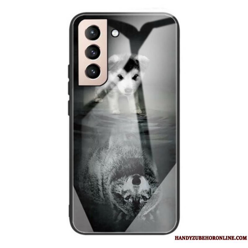 Cover Samsung Galaxy S21 FE Puppy Dream Hærdet Glas