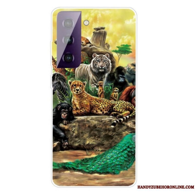 Cover Samsung Galaxy S21 FE Safari Dyr