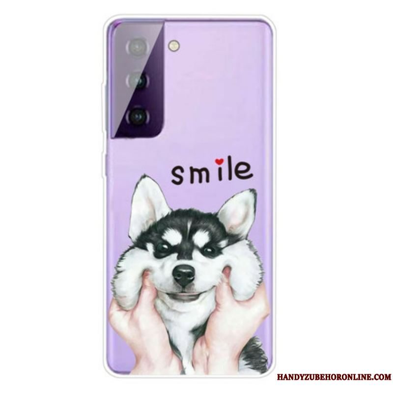 Cover Samsung Galaxy S21 FE Smile Hund
