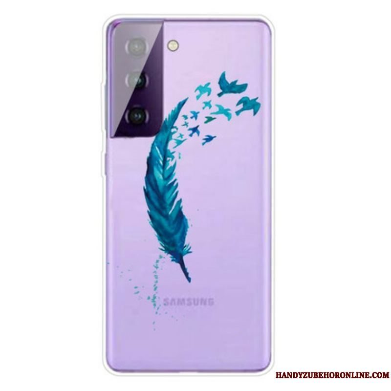 Cover Samsung Galaxy S21 FE Smuk Fjer