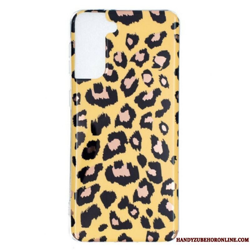 Cover Samsung Galaxy S21 Plus 5G Leopard Stil Marmor