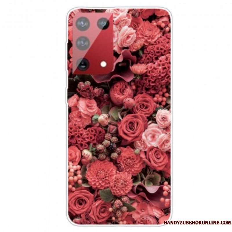 Cover Samsung Galaxy S21 Ultra 5G Intense Blomster