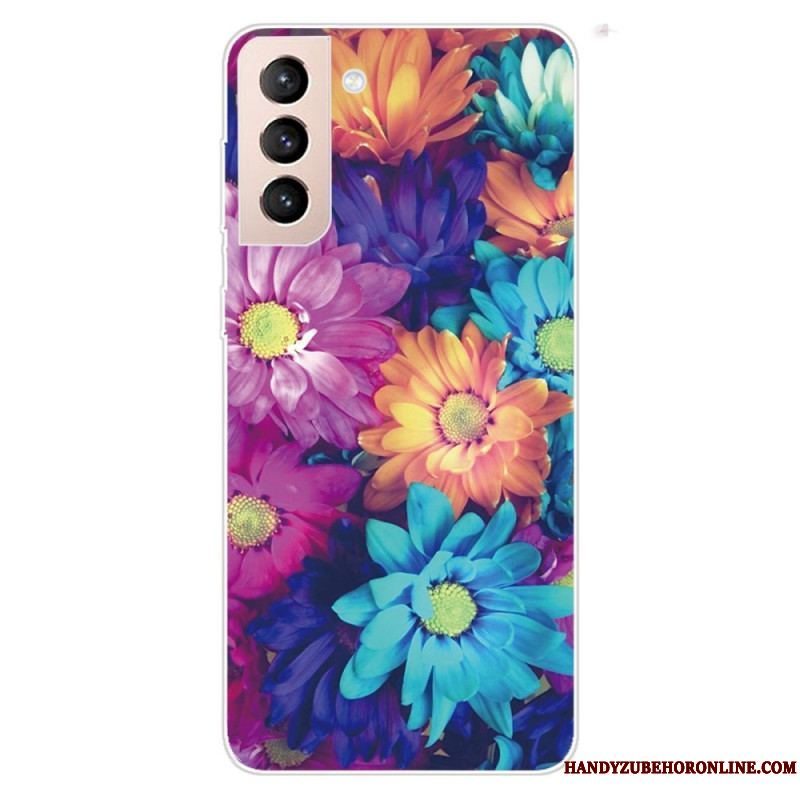 Cover Samsung Galaxy S22 5G Fleksible Blomster
