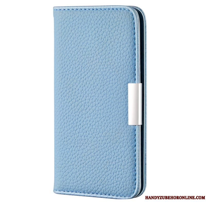 Cover Samsung Galaxy S22 5G Flip Cover Imiteret Læder Litchi Ultra Chic