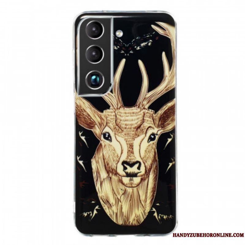 Cover Samsung Galaxy S22 5G Fluorescerende Majestic Deer