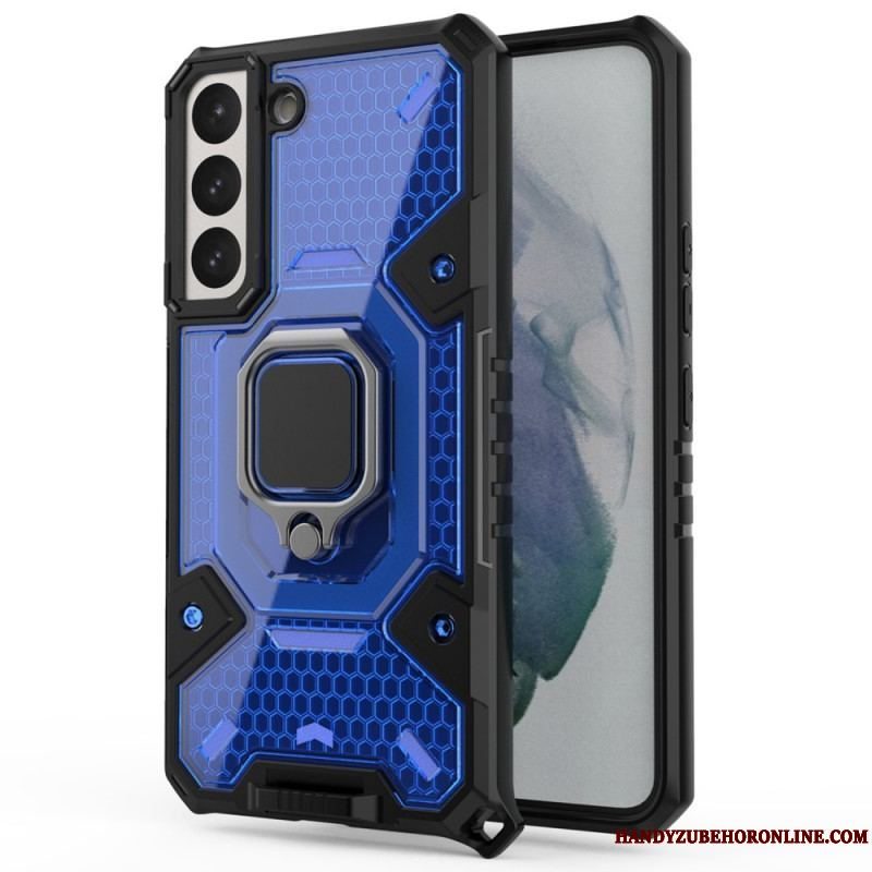 Cover Samsung Galaxy S22 5G Honeycomb Med Ring