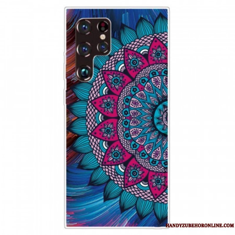 Cover Samsung Galaxy S22 Ultra 5G Farverig Mandala