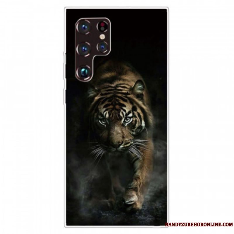 Cover Samsung Galaxy S22 Ultra 5G Fleksibel Tiger