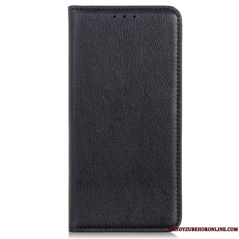 Cover Samsung Galaxy S22 Ultra 5G Flip Cover Elegance Split Litchi Læder