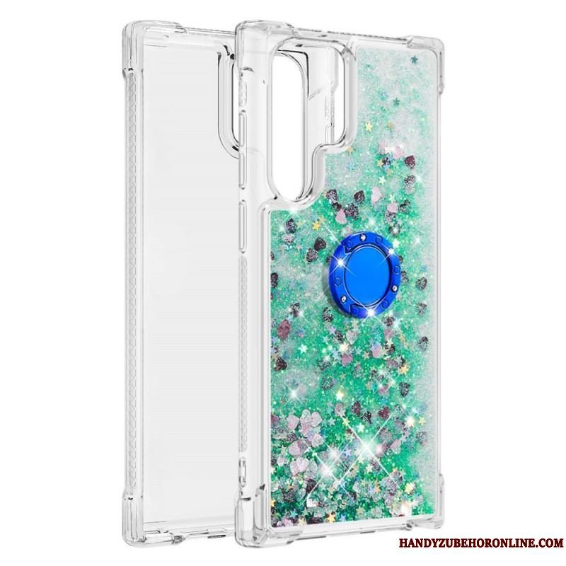 Cover Samsung Galaxy S22 Ultra 5G Glitter Ring-bracket