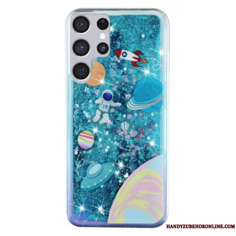 Cover Samsung Galaxy S22 Ultra 5G Space Pailletter