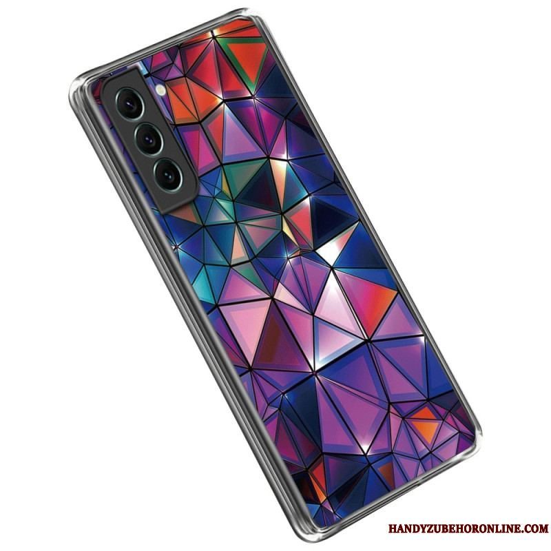 Cover Samsung Galaxy S23 5G Fleksibel Geometri