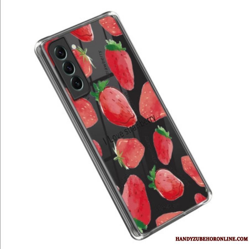 Cover Samsung Galaxy S23 5G Sømløse Jordbær