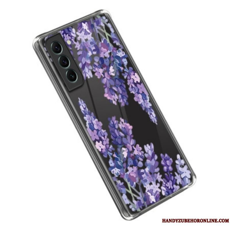 Cover Samsung Galaxy S23 5G Sømløse Lilla Blomster