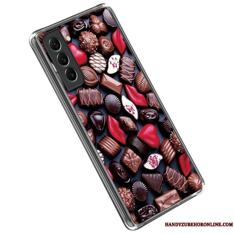 Cover Samsung Galaxy S23 Plus 5G Fleksibel Chokolade