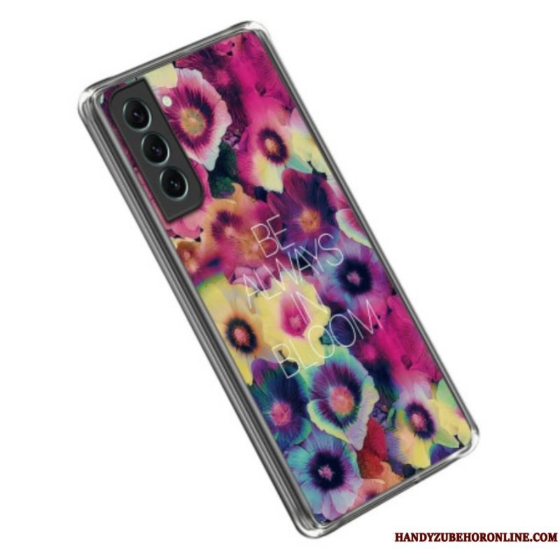Cover Samsung Galaxy S23 Plus 5G Silikone Er Altid I Blomst