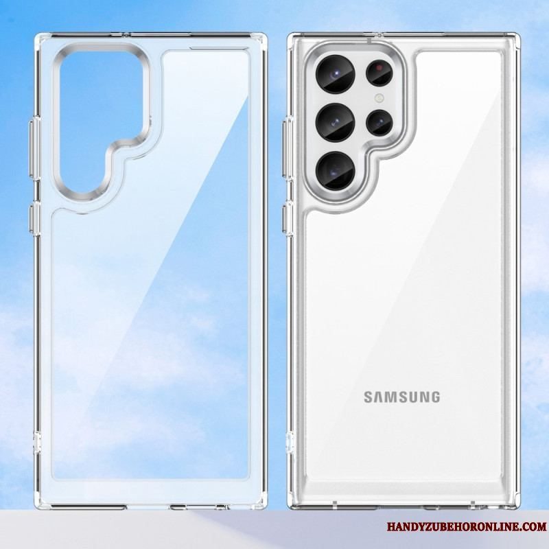 Cover Samsung Galaxy S23 Ultra 5G Hybrid Farvede Kanter