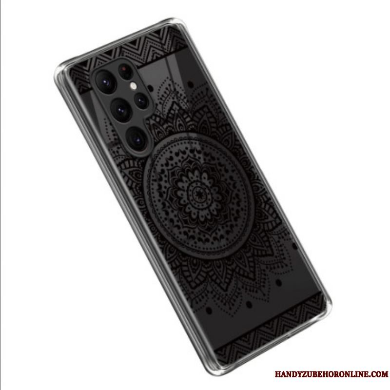 Cover Samsung Galaxy S23 Ultra 5G Sort Mandala