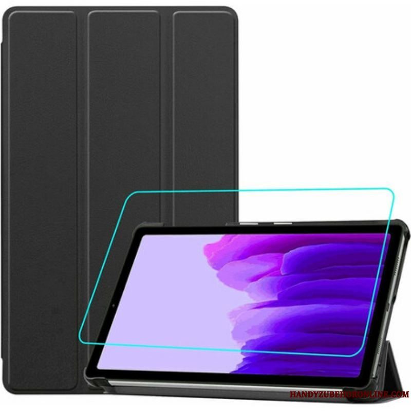 Cover Samsung Galaxy Tab A7 Lite Læder Og Skærmbeskytter