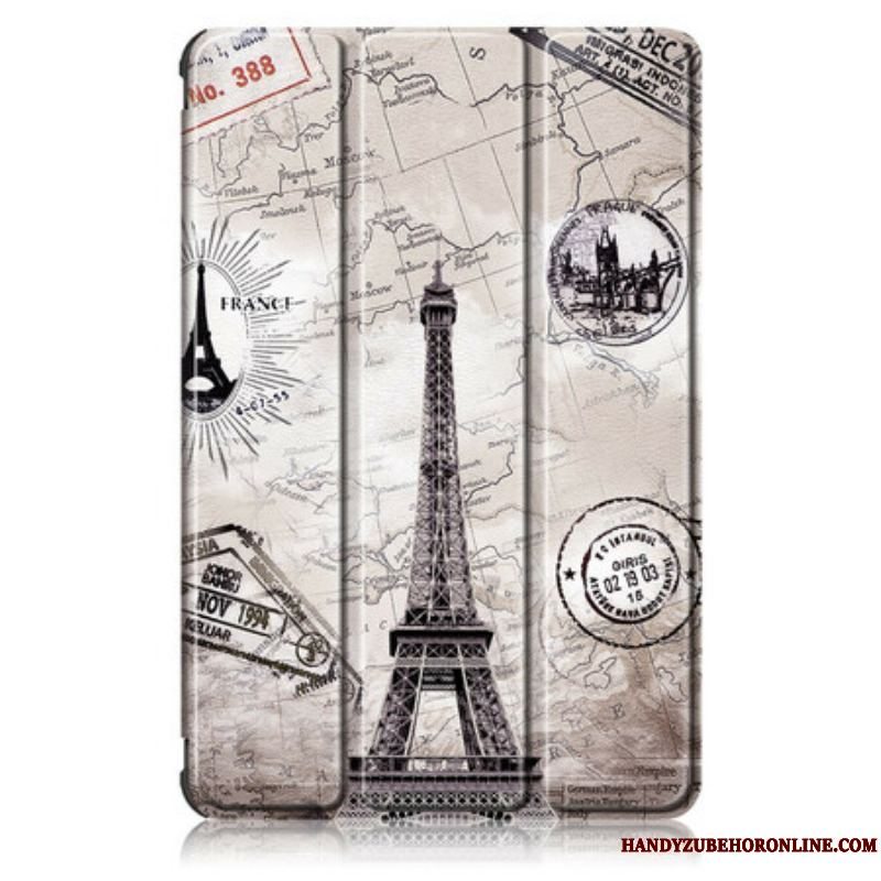 Cover Samsung Galaxy Tab S8 / Tab S7 Forstærket Eiffeltårnet