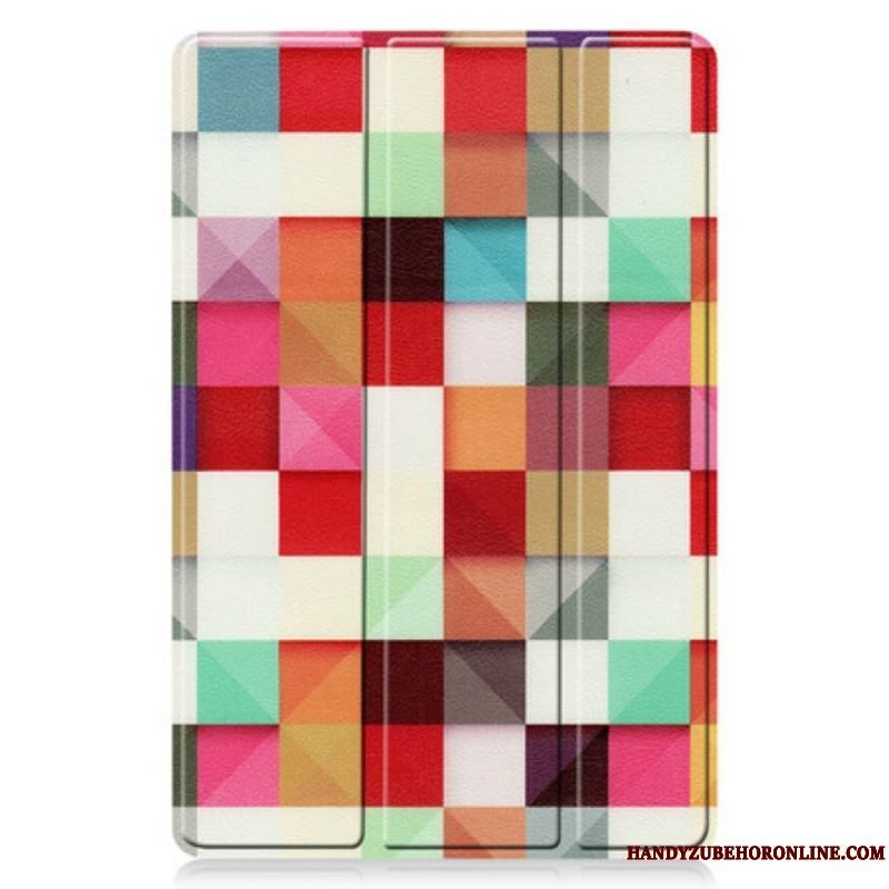 Cover Samsung Galaxy Tab S8 / Tab S7 Mosaik Penneholder