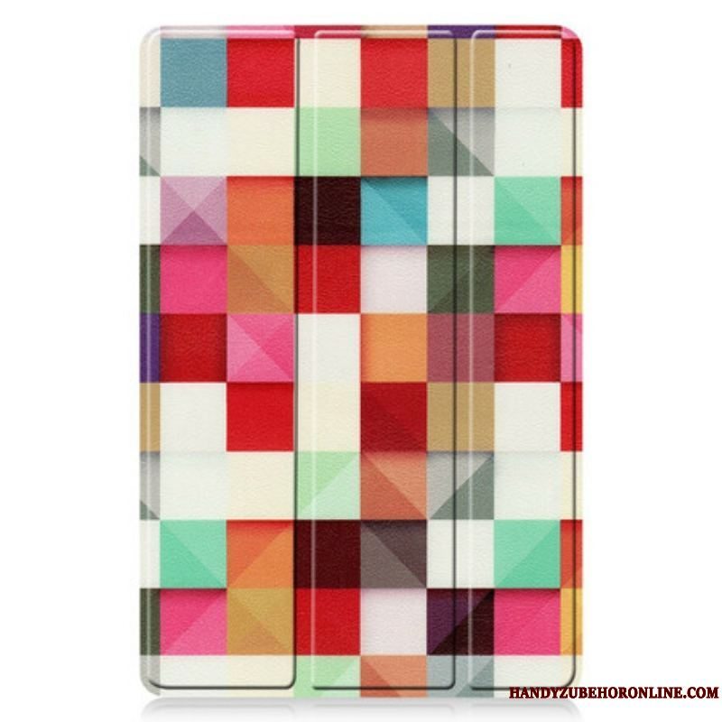 Cover Samsung Galaxy Tab S8 / Tab S7 Mosaik Penneholder