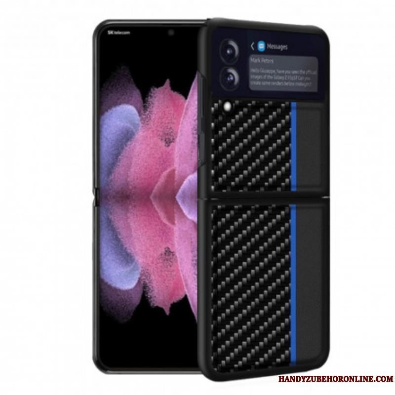 Cover Samsung Galaxy Z Flip 3 5G Flip Cover Farvelinje