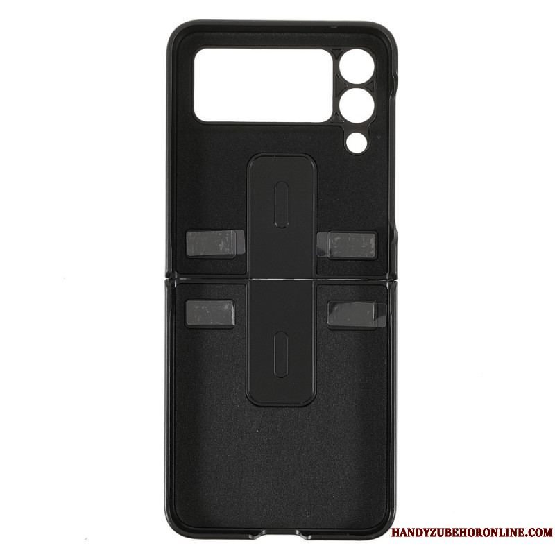 Cover Samsung Galaxy Z Flip 3 5G Flip Cover Trefarvet Kortholder