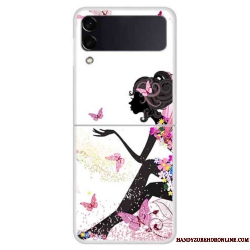 Cover Samsung Galaxy Z Flip 4 Flip Cover Blomsterfe
