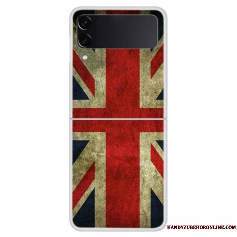 Cover Samsung Galaxy Z Flip 4 Flip Cover Engelsk Flag