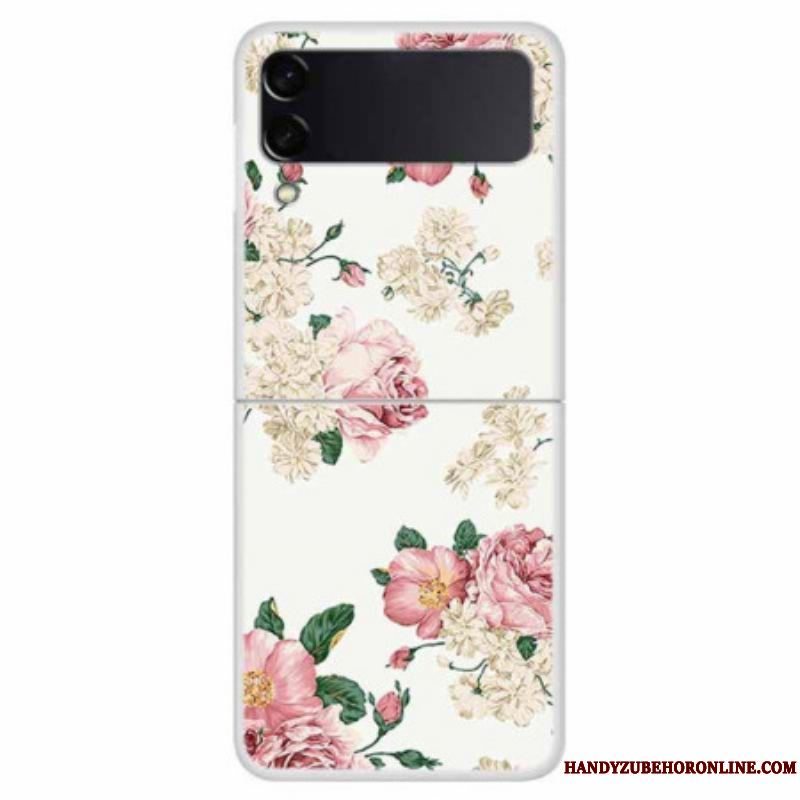 Cover Samsung Galaxy Z Flip 4 Flip Cover Frihedsblomster