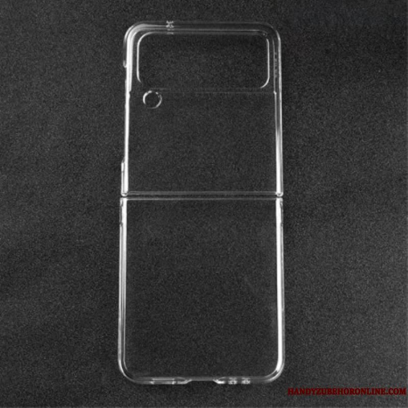 Cover Samsung Galaxy Z Flip 4 Flip Cover Gennemsigtig Plast