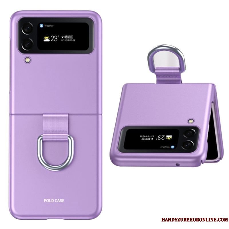 Cover Samsung Galaxy Z Flip 4 Flip Cover Skin-touch Med Ring