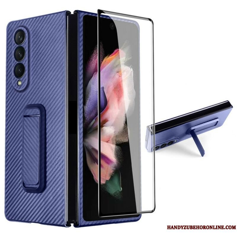 Cover Samsung Galaxy Z Fold 3 5G Beskyttelsessæt Support Og Skærmbeskytter