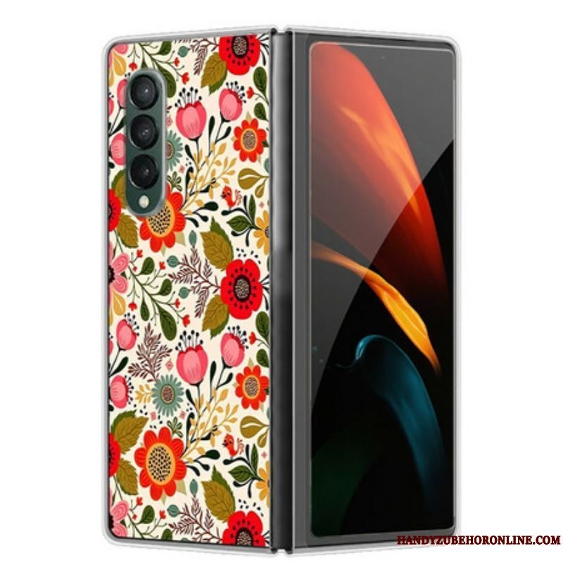 Cover Samsung Galaxy Z Fold 3 5G Blomstertapet