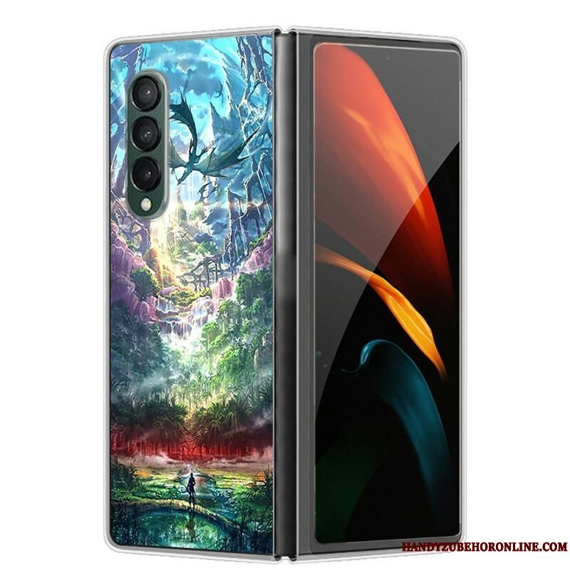 Cover Samsung Galaxy Z Fold 3 5G Kunstnerisk Natur