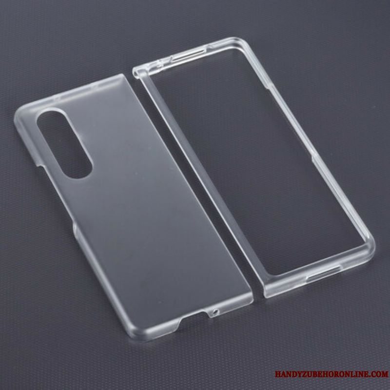 Cover Samsung Galaxy Z Fold 3 5G Mat Klar Plast