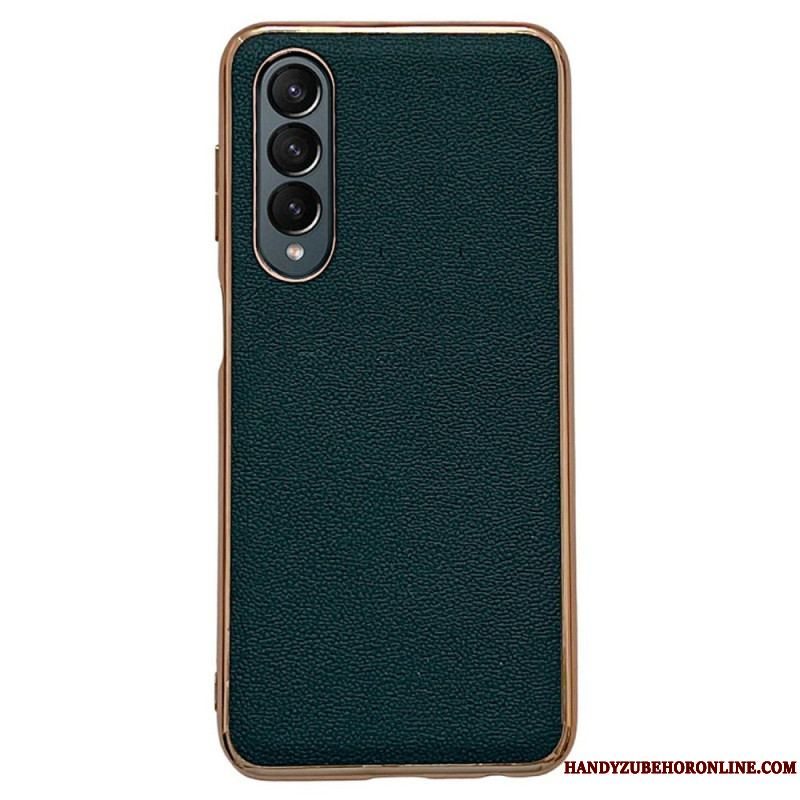 Cover Samsung Galaxy Z Fold 4 Imiteret Kalveskind