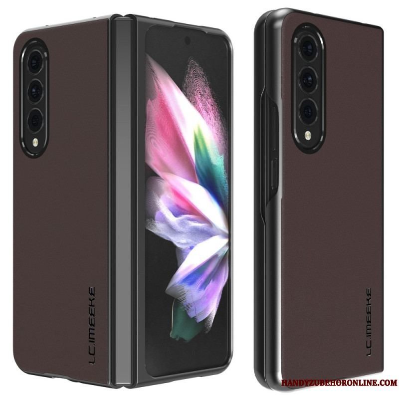 Cover Samsung Galaxy Z Fold 4 Lc. Imeeke Blødt Imiteret Læder