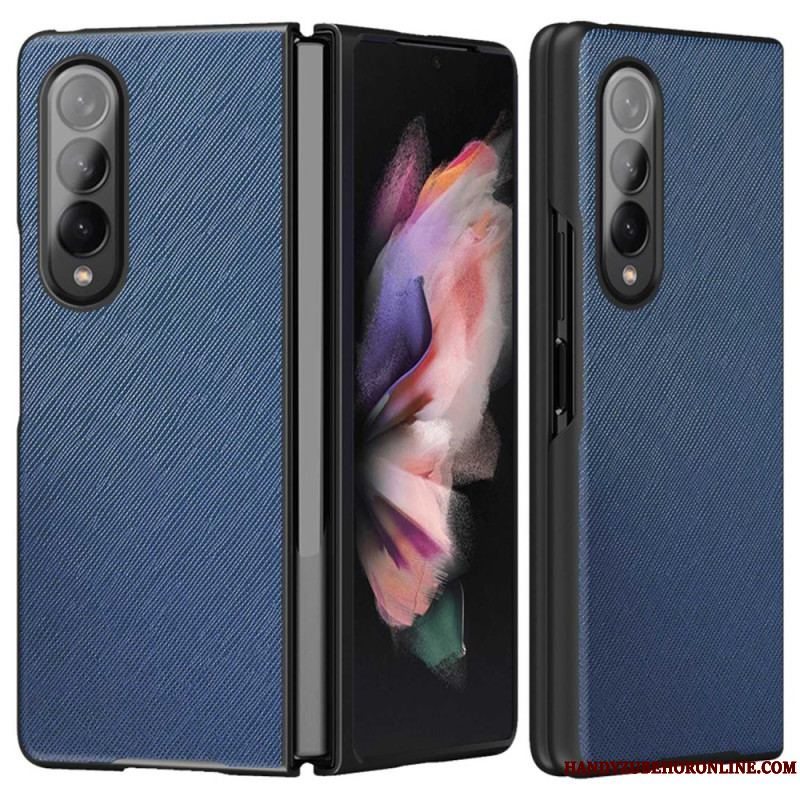 Cover Samsung Galaxy Z Fold 4 Vævet Tekstur